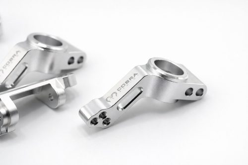 CR 2WD Aluminum Traxxas Knuckles Set (COMPLETE) Fits SLASH / Rustler - Silver