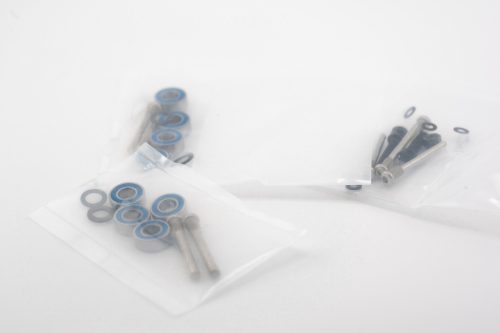 CR 2WD Aluminum Traxxas Knuckles Set (COMPLETE) Fits SLASH / Rustler - Silver