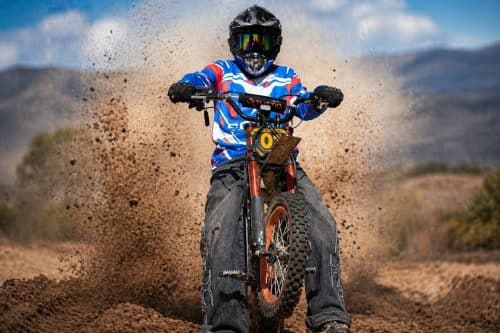 Cobra Racing Motocross Style Performance Jersey / Long Sleeve Shirt - Blue