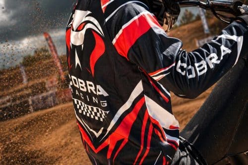 Cobra Racing Motocross Style Performance Jersey - Black