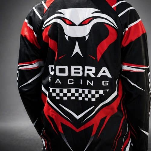 Cobra Racing Motocross Style Performance Jersey - Black