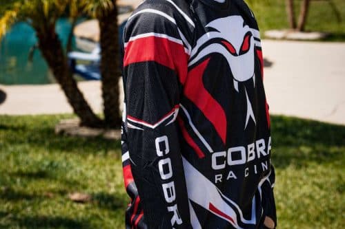 Cobra Racing Motocross Style Performance Jersey - Black