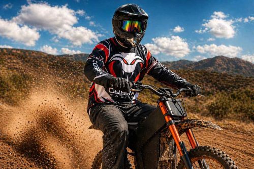 Cobra Racing Motocross Style Performance Jersey - Black