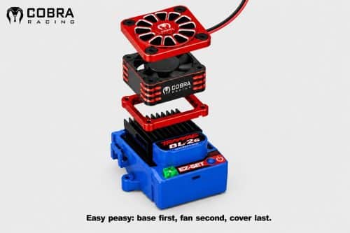 Cobra Racing ESC Cooling Fan Kit for Traxxas Mini Maxx / Mini XRT / Mini Slash