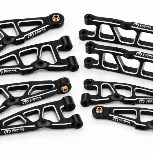 Cobra Racing ARRMA Mini Kraton 1/16 7075 Aluminum A-Arms Full Set F + R - Black