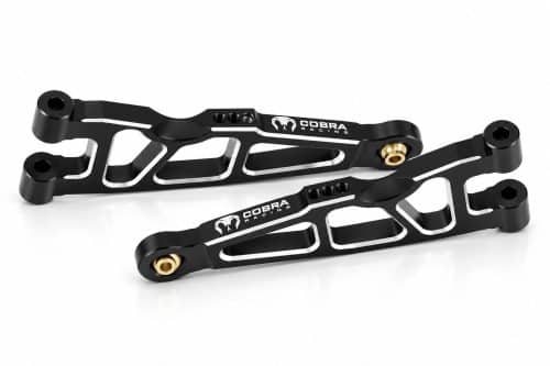 Cobra Racing ARRMA Mini Kraton 1/16 7075 Aluminum A-Arms Full Set F + R - Black
