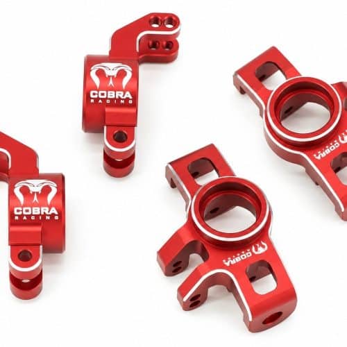 Cobra Racing Arrma Mini Kraton 1/16 Knuckle + Rear Axle Carrier Set - Red