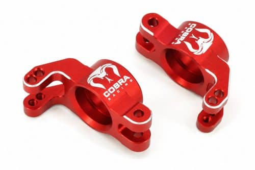Cobra Racing Arrma Mini Kraton 1/16 Knuckle + Rear Axle Carrier Set - Red