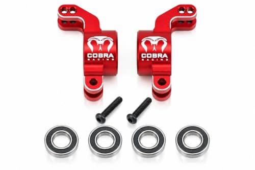 Cobra Racing Arrma Mini Kraton 1/16 Knuckle + Rear Axle Carrier Set - Red