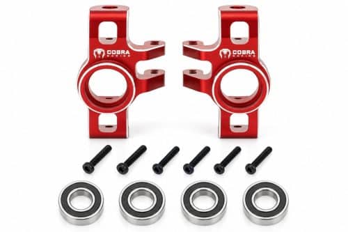 Cobra Racing Arrma Mini Kraton 1/16 Knuckle + Rear Axle Carrier Set - Red