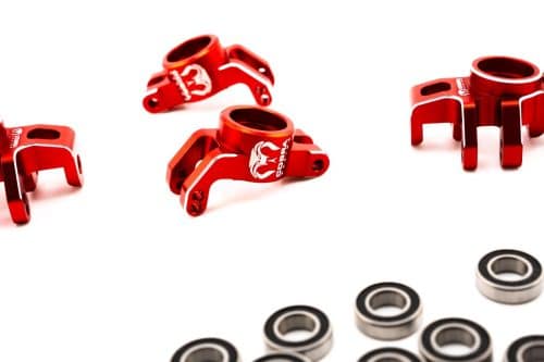 Cobra Racing Arrma Mini Kraton 1/16 Knuckle + Rear Axle Carrier Set - Red