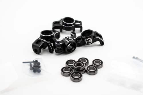 Cobra Racing Arrma Mini Kraton 1/16 Knuckle + Rear Axle Carrier Set - Black