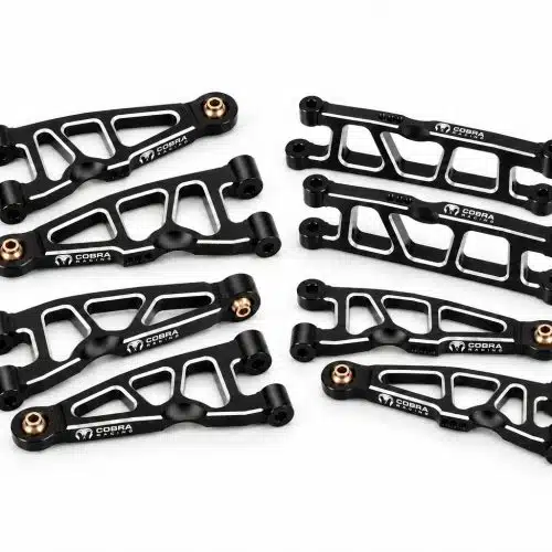 Cobra Racing ARRMA Mini Kraton 1/16 7075 Aluminum A-Arms Full Set F + R - Black
